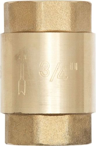 Клапан обратный MASTERPROF 3/4", латунь, крупный план