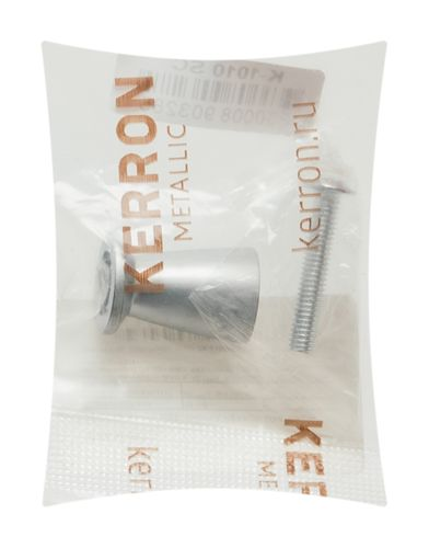 Ручка-кнопка матовый хром KERRON K-1010 SC, вид