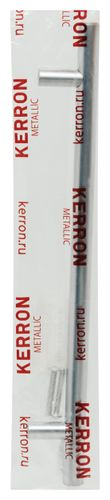 Ручка-рейлинг 192 мм матовый хром KERRON R-3020-192 SC, крупный план