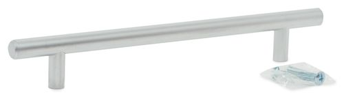 Ручка-рейлинг 160 мм матовый хром KERRON R-3020-160 SC, изображение