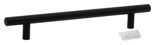 Ручка-рейлинг 160 мм матовый черный KERRON R-3020-160 BL, фото