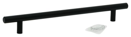 Ручка-рейлинг 192 мм матовый черный KERRON R-3020-192 BL, фото