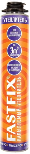 Напыляемый утеплитель ПЕНОПЛЭКС FASTFIX 850 мл, крупный план