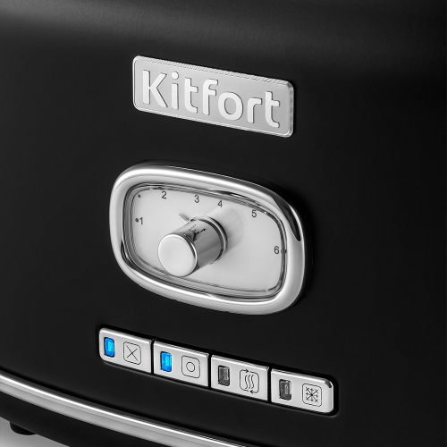Тостер KITFORT кт-2075-2 черный, изображение