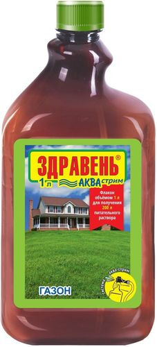 Стимулятор роста Здравень Аква-Стрим ГАЗОН 1 л, вид
