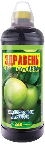Удобрение комплексное Здравень-аква для плодовых деревьев 1,8 л, картинка