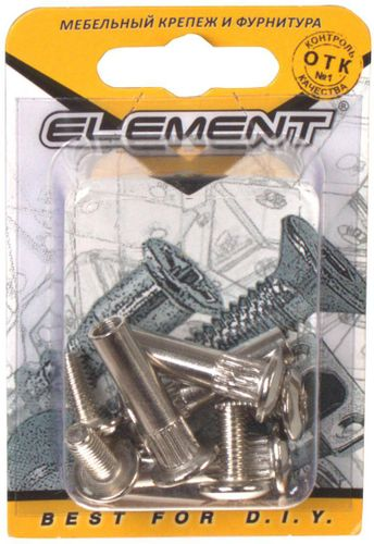 Стяжка Element крестообразная М8х30 мм 4 шт, вид