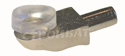 Стеклодержатель лопатка с присоской Element никель 4 шт, крупный план