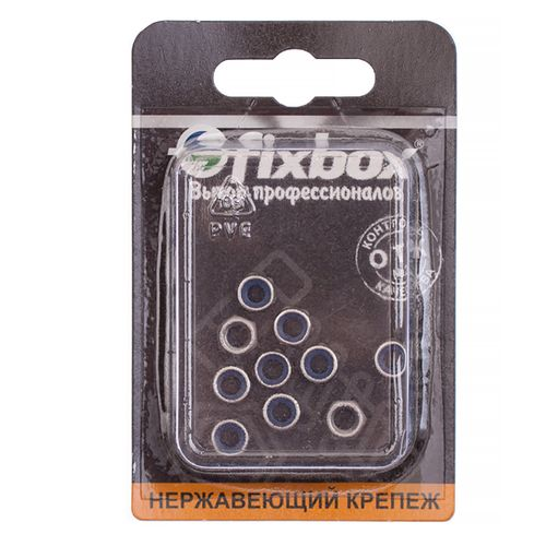Гайка нержавеющий самоконтроль FixBox DIN 985 М 5 10 шт, вид