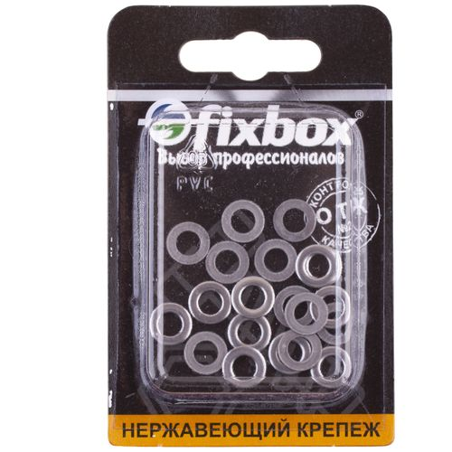 Шайба нержавеющий FixBox DIN 125A 5 мм 20 шт, картинка