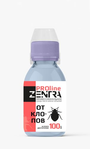 Средство от клопов Zentra 100 мл, крупный план