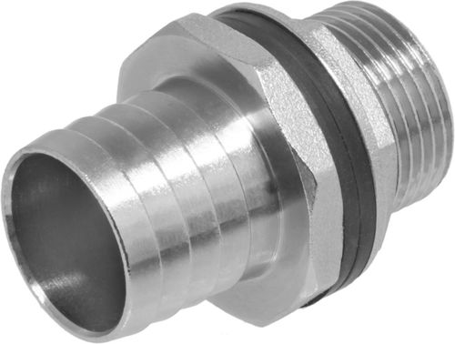 Штуцер для врезки в бочку MASTERPROF 3/4", латунь, изображение