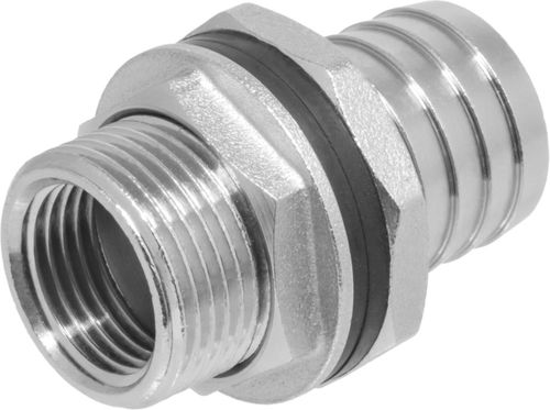Штуцер для врезки в бочку MASTERPROF 3/4", латунь, фото