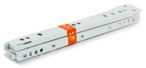 Направляющая мебельная роликовая Lemax prof NR-08-WT1-250 белый, фото