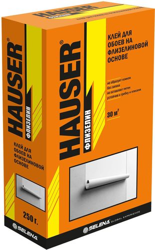Клей HAUSER для флизелиновых обоев 250 г, фото