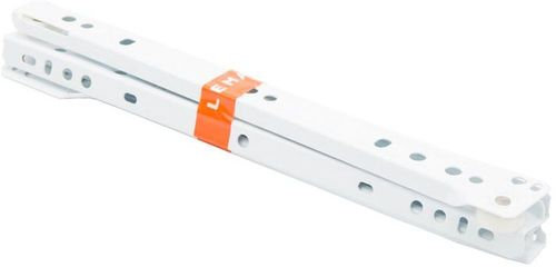 Направляющая мебельная роликовая Lemax prof NR-08-WT1-400 белый, картинка