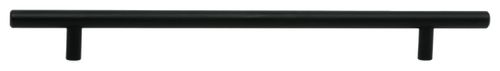 Ручка-рейлинг 224 мм матовый черный KERRON R-3020-224 BL, фото