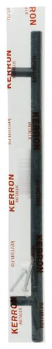 Ручка-рейлинг 224 мм матовый черный KERRON R-3020-224 BL, фотография