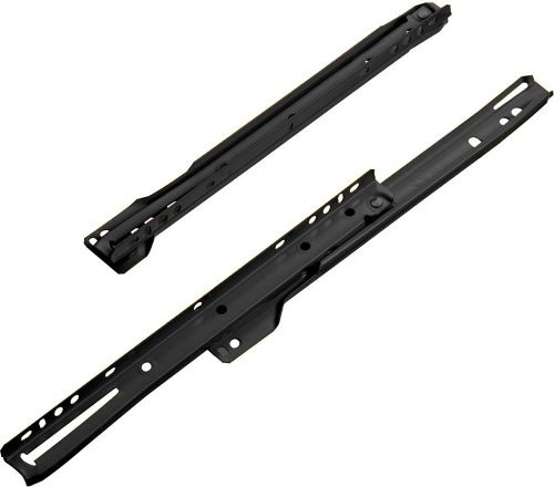 Направляющая мебельная роликовая Lemax prof NR-08-BL1-400 черный, фотография