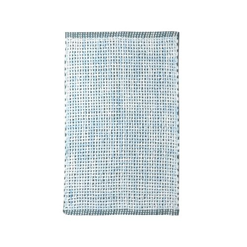 Коврик для ванной комнаты хлопковый, 50*80 см, WAVY голубой, картинка