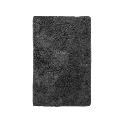Коврик для ванной комнаты поликоттон, 60*100 см, FLUFFY графит, крупный план