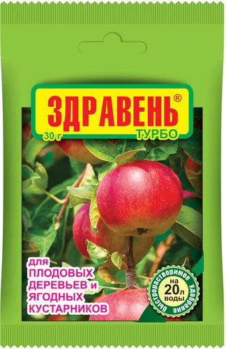 Удобрение Здравень для плодовых деревьев и ягодных растений 30 гр, изображение