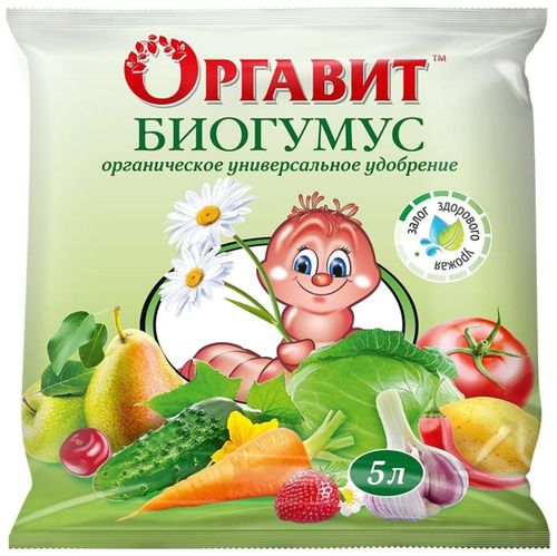 Удобрение органическое Оргавит Биогумус универсальное 5 л, крупный план