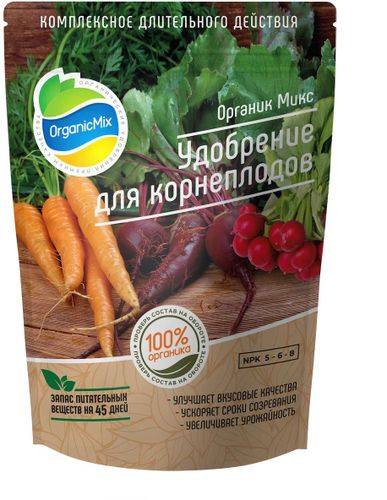 ОрганикМикс Органическое удобрение Для Корнеплодов 850 г, картинка