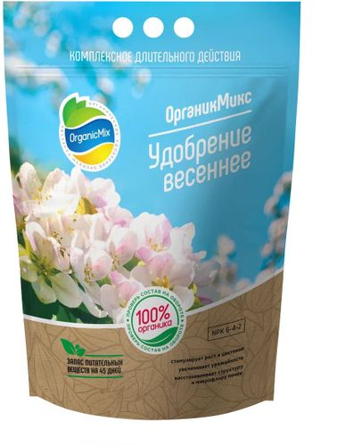 ОрганикМикс Органическое удобрение Весенее 2,8 кг, картинка
