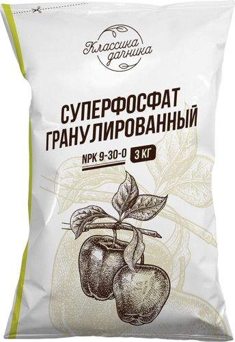 Удобрение Классика дачника Суперфосфат 3 кг, изображение