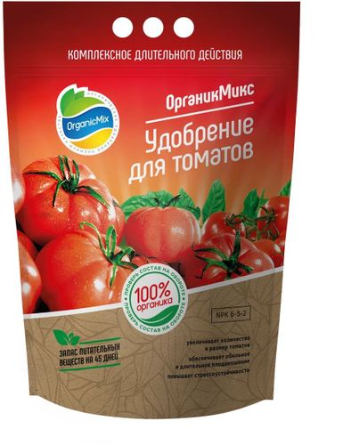 ОрганикМикс Органическое удобрение Для Томатов 2,8 кг, детальное фото