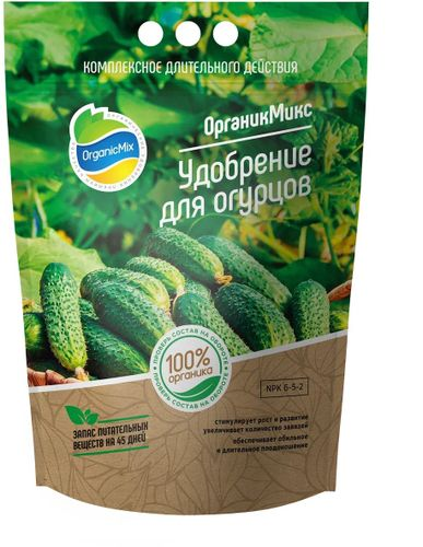 ОрганикМикс Органическое удобрение Для Огурцов 2,8 кг, фотография
