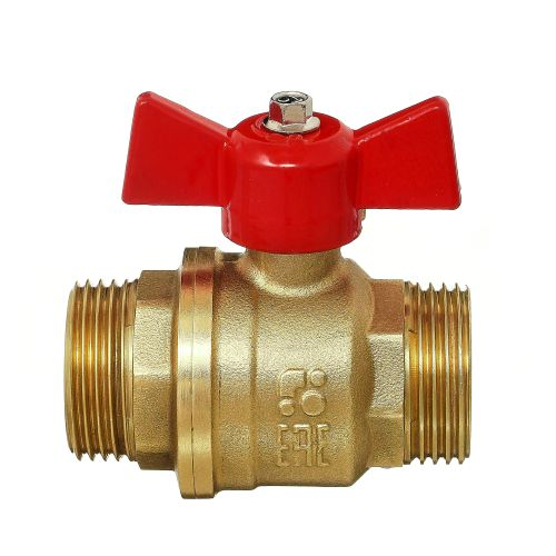 Кран шаровой БАЗ Standart 11Б27п1 "бабочка" 1/2"-1/2" нар. -нар. DN15 PN40, фото