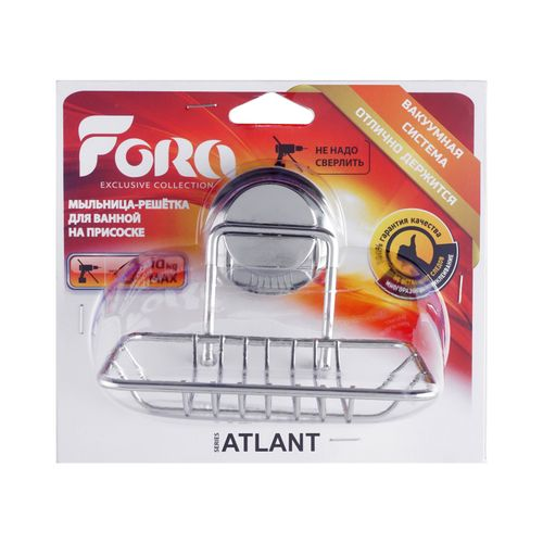 Мыльница Fora ATLANT хром, изображение