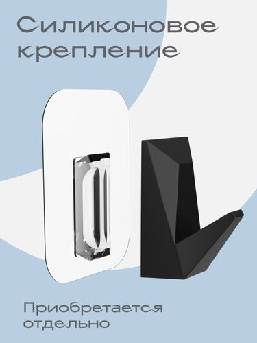 Мыльница решётка для ванной "ICE" KLEBER черный, фото