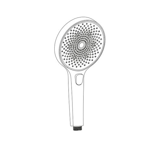 Лейка для душа Tokito TOK-MIZU-1020BL 3 режима черная, картинка