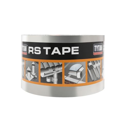 Лента битумная для кровли TYTAN Professional RS TAPE 10 см x 10 м алюминий, картинка
