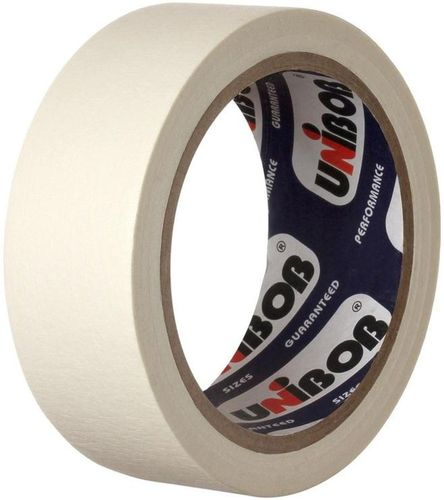 Малярная лента UNIBOB 48 мм х 25 м белая, фото