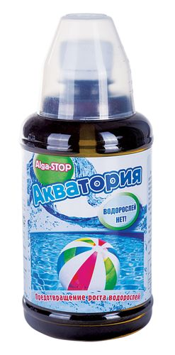 Средство для бассейнов Акватория Alga-STOP (ВХ) 250мл, фото