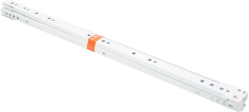 Направляющая мебельная роликовая Lemax prof NR-08-WT1-450 белый, детальное фото