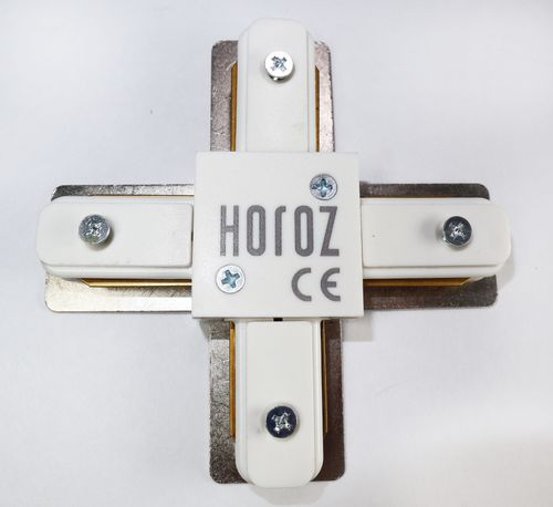 Соединитель шинопровода белый Х-образный однофазный X-Connector HRZ00000910, детальное фото