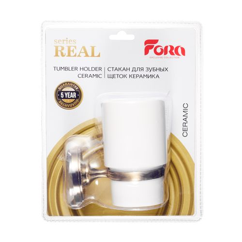 Стакан для зубных щеток керамика REAL FORA, фотография