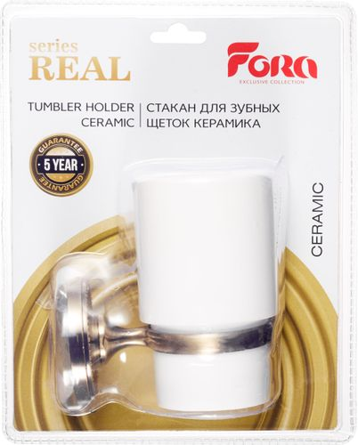 Стакан для зубных щеток керамика REAL FORA, фотография