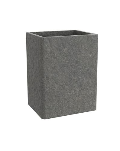 Стакан настольный STONE BLACK полирезин, крупный план