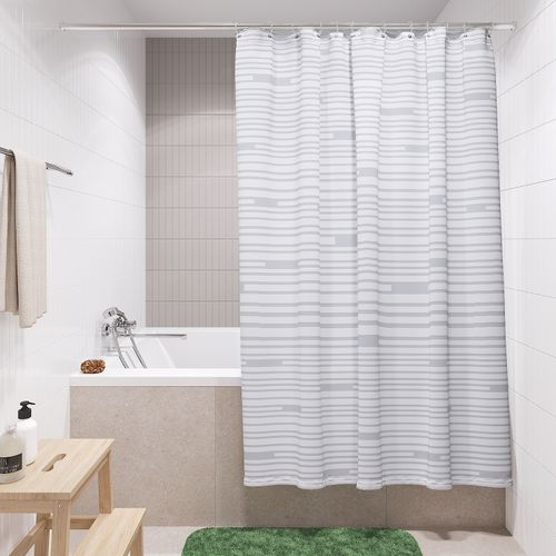 Шторка для ванной Fora BRICKS WHITE 180x180 см, картинка