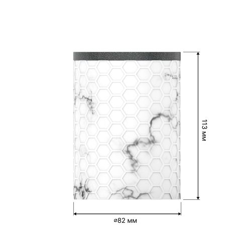 Стакан для зубных щеток настольный MAGNETIC полирезин, картинка