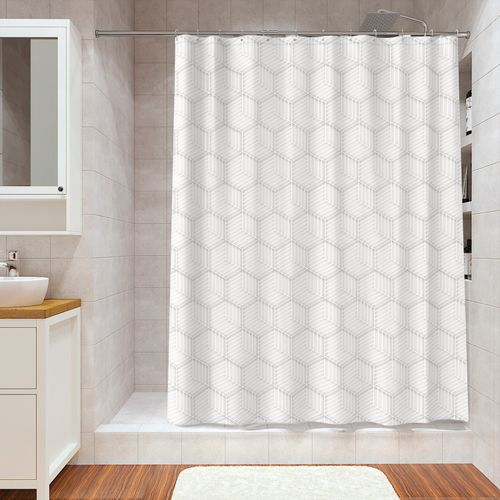 Шторка для ванной комнаты DELICATE WHITE, детальное фото