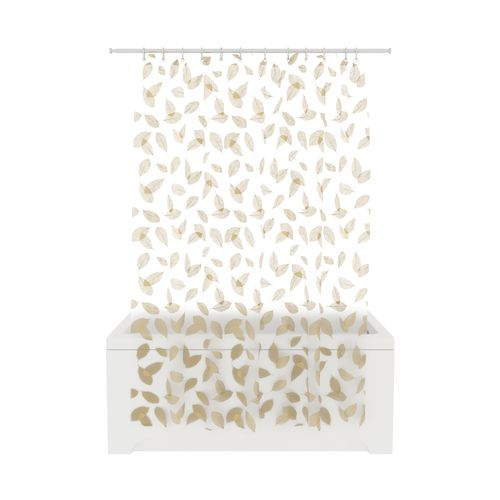 Шторка для ванной комнаты PEVA "BOTANICA GOLD" 200*180 FORA, картинка