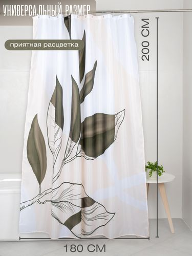 Шторка для ванной комнаты "NATUREDREAM" FORA, крупный план