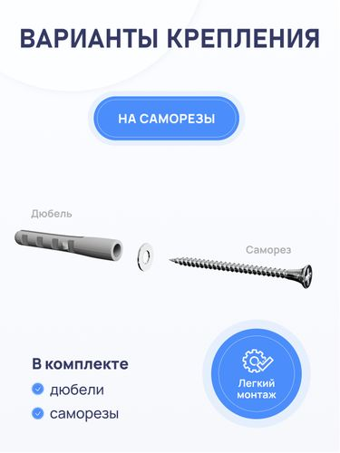 Полка для ванной комнаты Fora Бабочка двойная черный, изображение